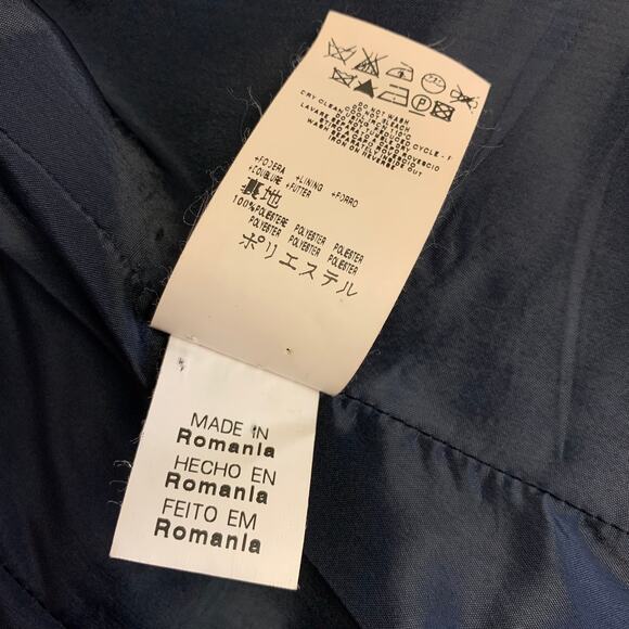 Moschino Navy Blazer With Red Contrast Stitching Peak Lapel Jacket - Picture 12 of 12